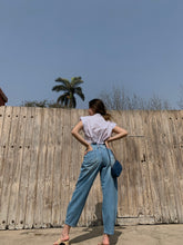 Cargar imagen en el visor de la galería, Jean Slouchy Kiara - Celeste Contaminado